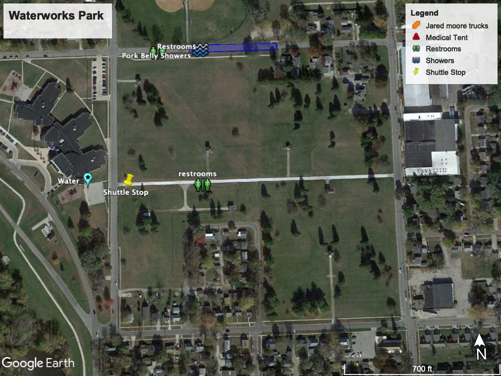 Waterworks Park map