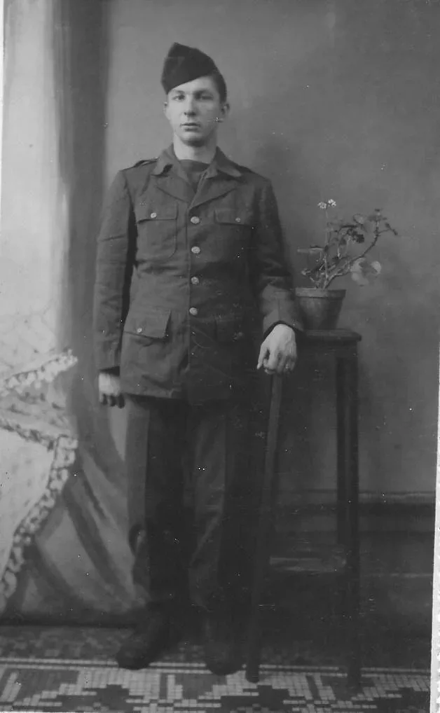 Schaefer, 2 Staff Roger John Schaefer in Bremerhaven Germany After War